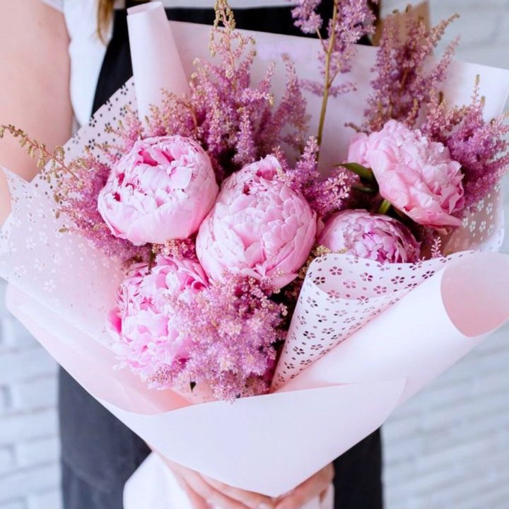 Букет пионов "Мелиса" в Новороссийске