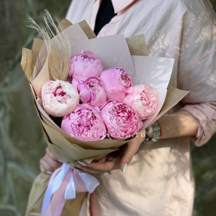 Букет пионов "Венди" в Новороссийске