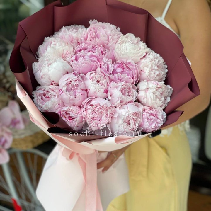 Букет с пионами №5 в Новороссийске