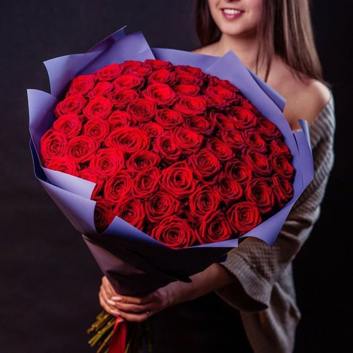 71 красная роза в Новороссийске