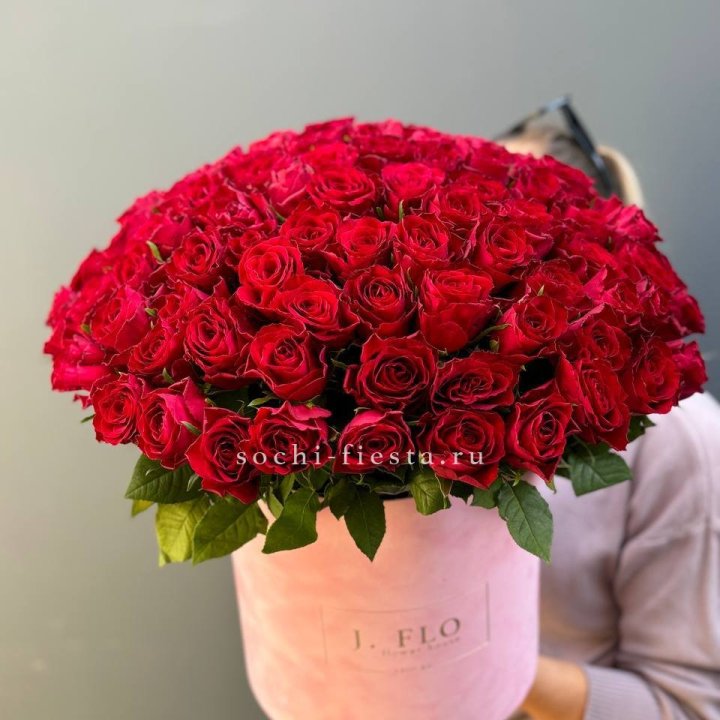 101 кенийская роза в цилиндре в Новороссийске