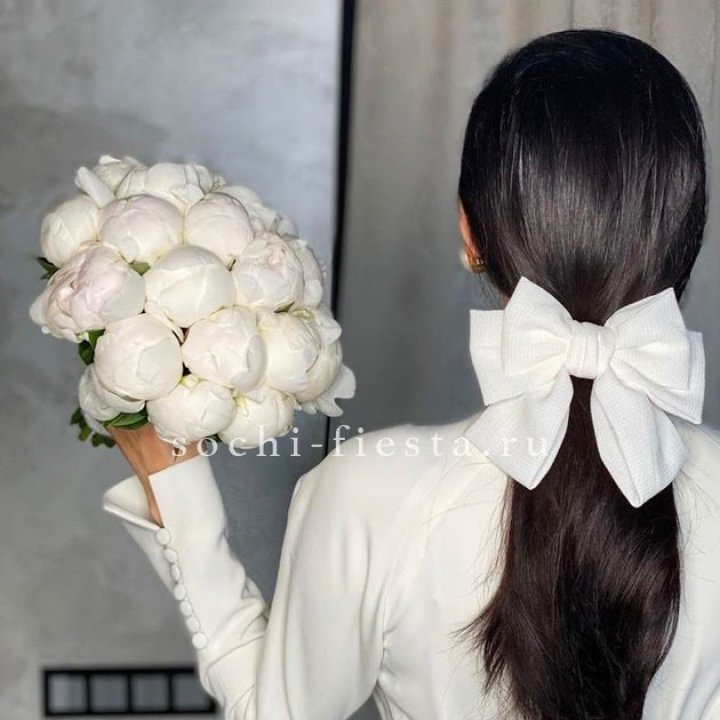 Свадебный букет пионов в Новороссийске