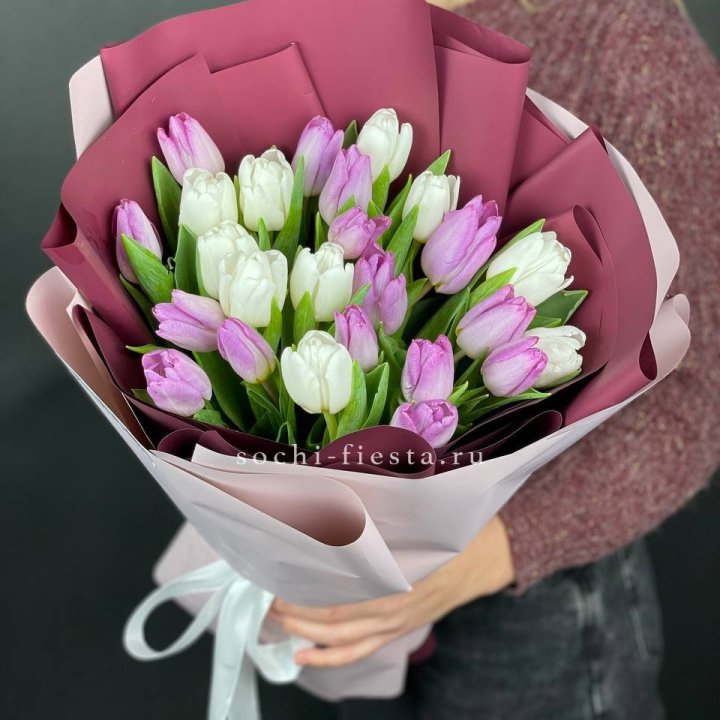 25 тюльпанов микс в Новороссийске