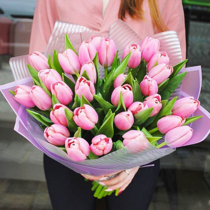 25 тюльпанов "Айс крем" в Новороссийске