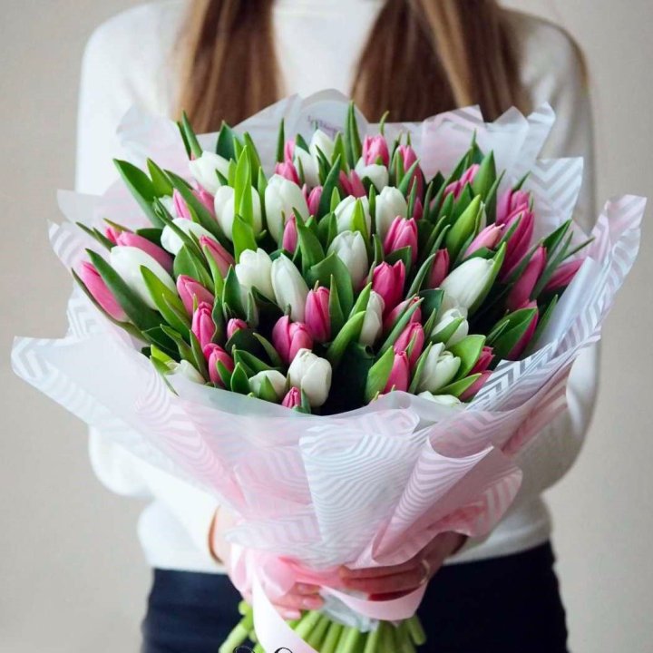 Букет тюльпанов "Лолита" в Новороссийске
